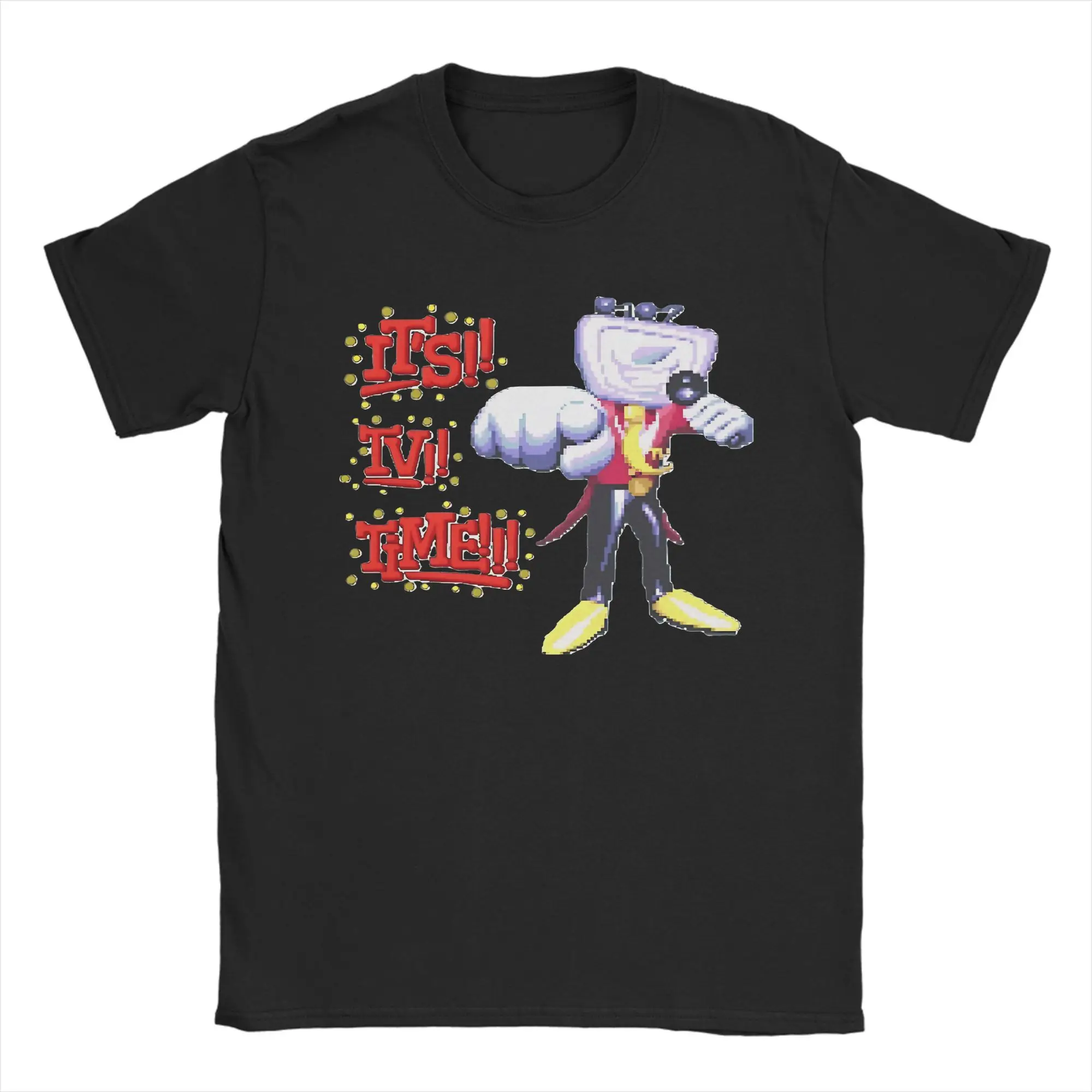 Men Women Print Deltarune Mr. Tenna Tenna Deltarune   Tee T Shirt 100% Cotton  T-shirts Clothing