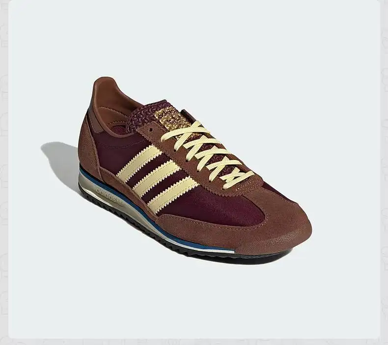 2026 Retro Adidas Trefoil Herren Freizeitschuhe Mix aus Wildleder und Leder EVA-Dämpfung Gummisohle Klassische – Detail 5