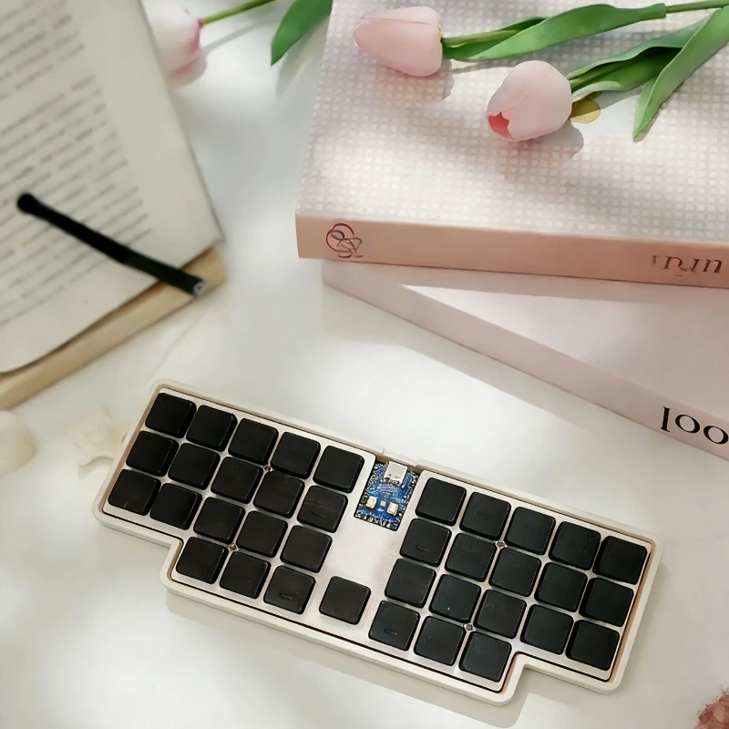 Haori36 Low Profile Keyboard Customized Wired Single-mode Portable Small Keyboard Ergonomic Gaming Mechanical Keyboard VIA Gift