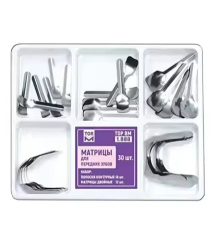 Original TOR Matrices Band Kit Dentals  Anteriors Matrices And Strips Stainless Steel Proximals Strips VM 1.888