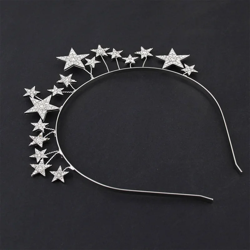 Women Girls Star Headband Goddess Halo Crown  Headpiece Holiday  Birthday Gift  Party Favors  Wedding Festival