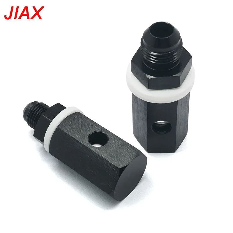 AN6 AN8 AN10 Male Fuel Cell Tank Rollover Vent Valve Aluminum Black with  valve exhaust system