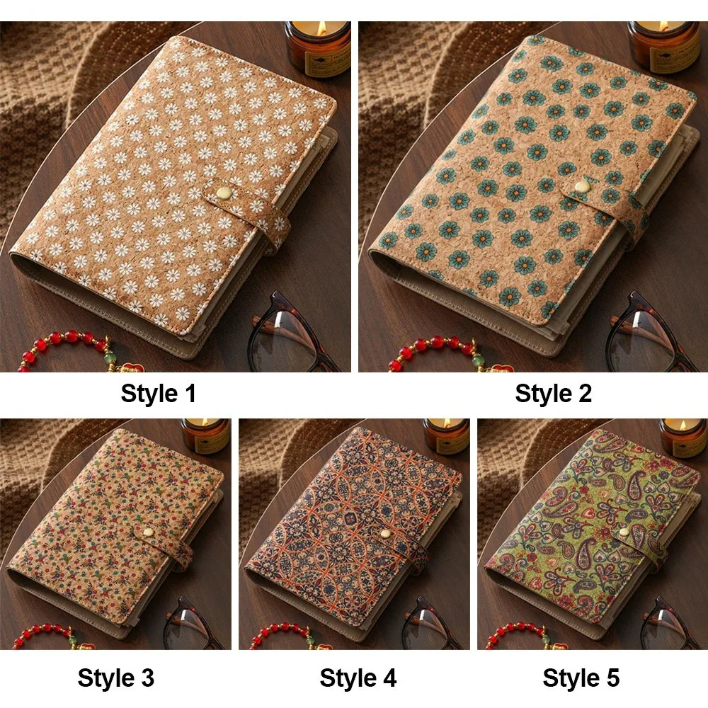 Chrysanthemum Jewelry Storage Book Transparent Zipper Pouch Luxury PU Leather Jewelry Packaging Box Detachable Pages
