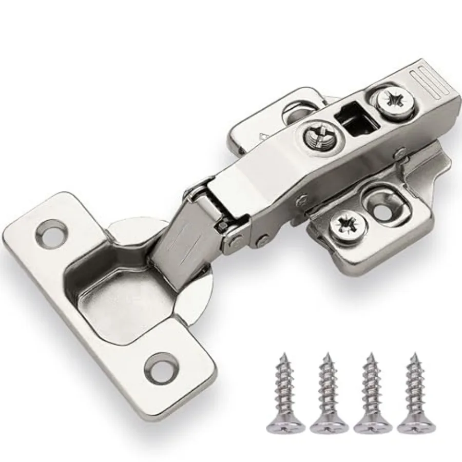 

European Soft Close Cabinet Hinges for Kitchen Cabinets 0 Pcs -5° Frameless Concealed Cabinet Door Hinge - Way Adjustability an