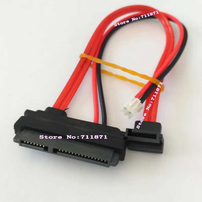 2P 2Pin Power 7P SATA DATA to 7+15 22Pin HDD SSD SATA Power Data Cable Line Mini PC M-ATX SATA Data Power Line cable 2 Pin SATA