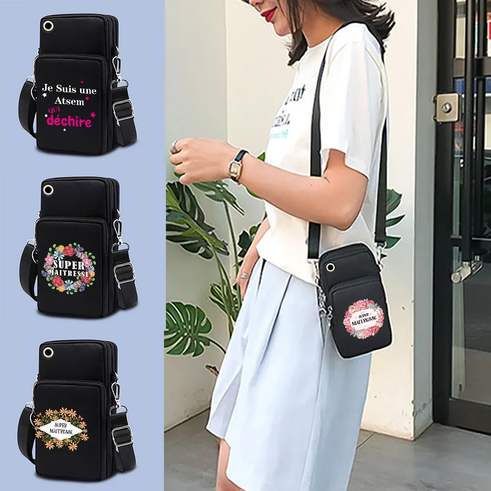 Mobile Phone Bag 2023 Women's Shoulder Crossbody Bags for Iphone/huawei/xiaomi Universal Waterproof Cell Phone Purse Wrist Pack