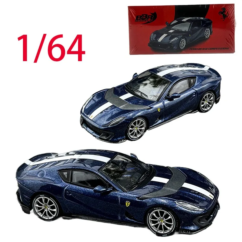 

BBR Diecast 1/64 Scale Ferrari Alloy Car Model Ferrari 812C Competitizone Play Vehicles Toys for Boys Original Box Collection
