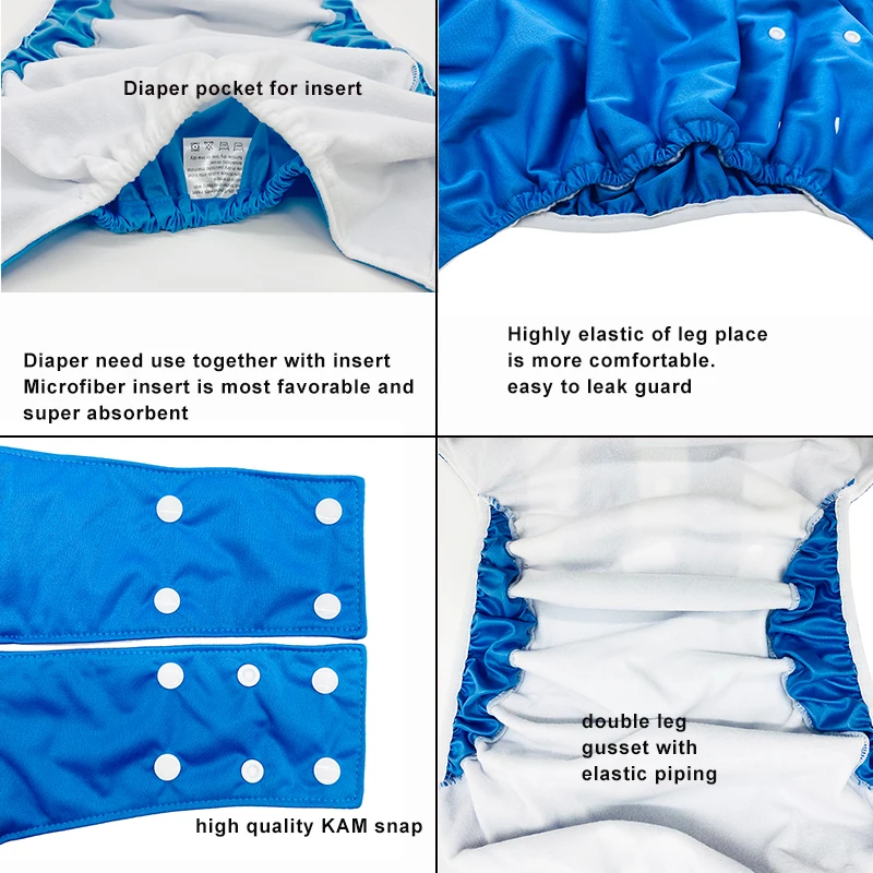 Usurpon-adulto fraldas de pano impermeáveis, tamanho grande, lavável, sem cheiro, reutilizável, sem cheiro, para os idosos, 1pc