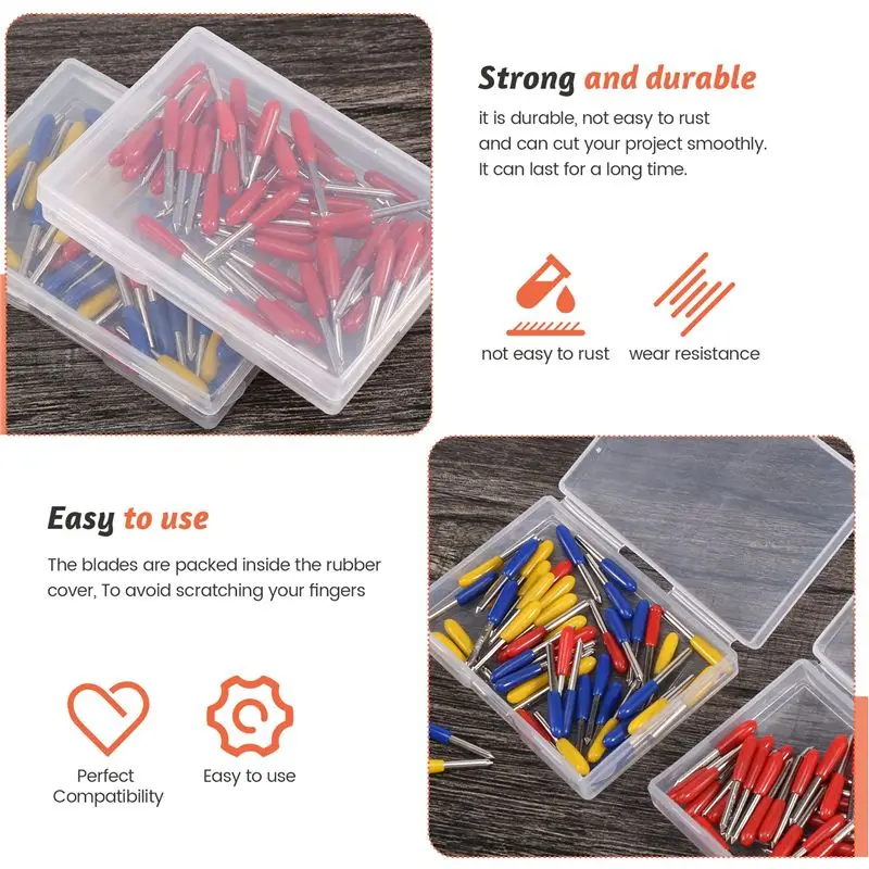 Superior-100 Cutting Blades, For Explore Air / Air 2 Maker Expression 30/40/60 Degree Cutting Plotter Replacement Blades