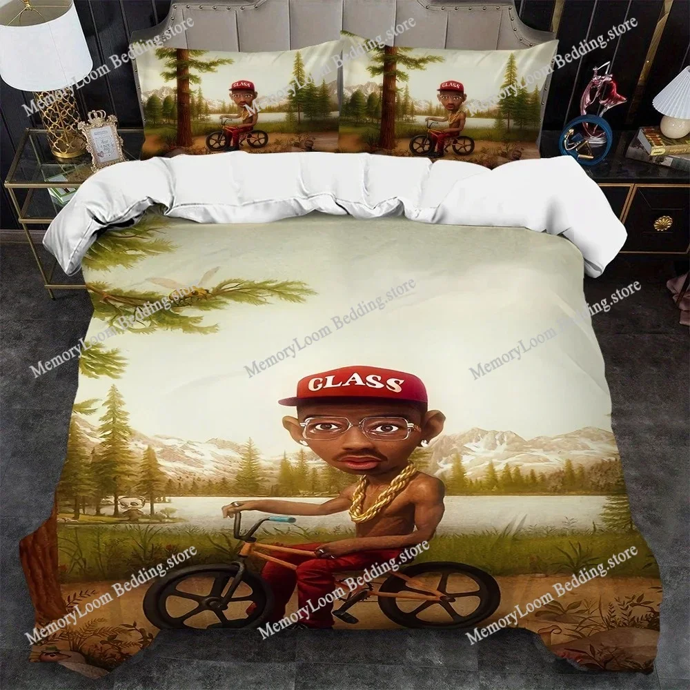 

Rapper T-Tyler The C-Creator Music Duvet Cover Set Bedding Soft Laundry Cotton Bed Four Seasons Student Dormitory Home Textile96