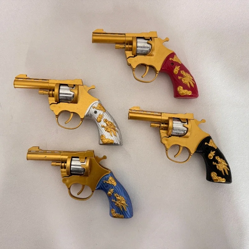 Revolver Toy Gun Non-Shooting Sound Toy Blaster with Dragon Design Toy Gun Model Realistic Sound Fun Outdoor Game Safe Toy