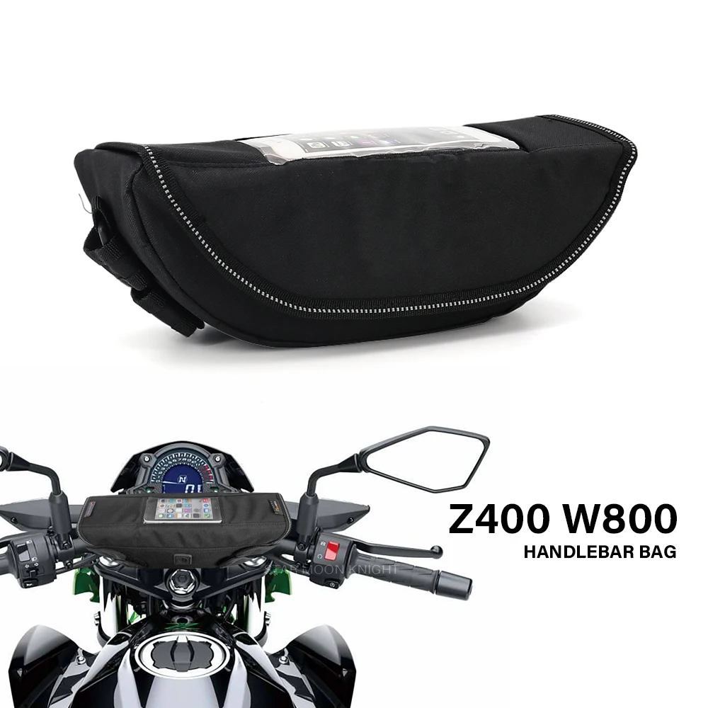 

Motorcycle Accessories Waterproof Bag Storage Handlebar bag Travel Tool bag For Kawasaki Z400 ABS W800 Z 400 W 800 Z250 Z 250