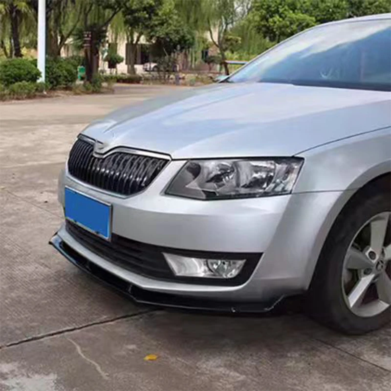 For Skoda Octavia A7 2013 2014 2015 2016 2017 2019 Car Front Bumper Splitter Lip Spoiler Diffuser Protector Guard Body Kit