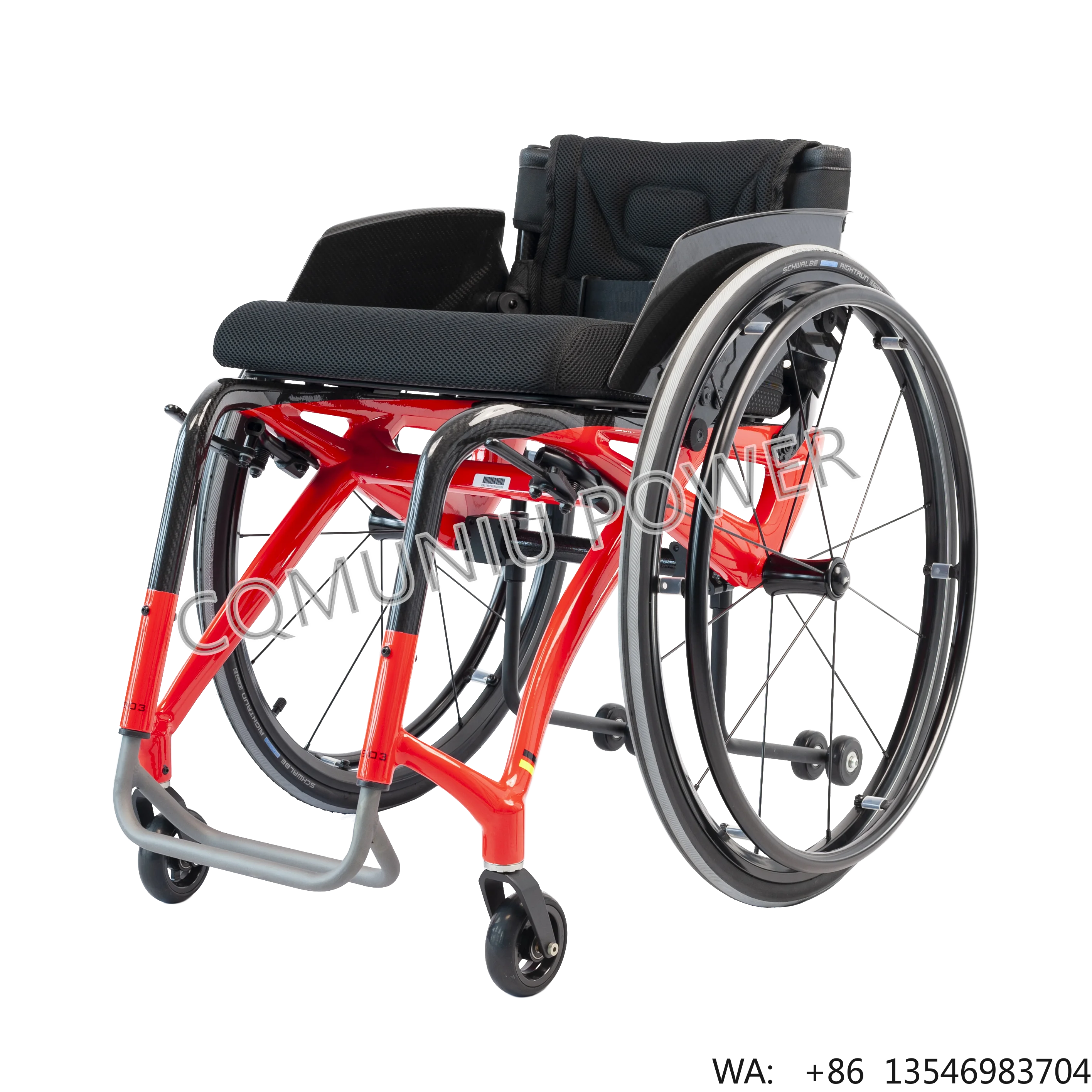 

MUNIU Carbon Fiber Active Manual Leisure Lightweight Folding Sport Wheelchair