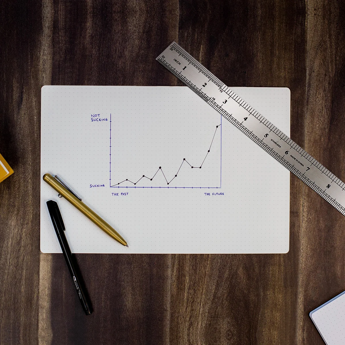 TOYMYTOY 3Pcs Stainless Steel Ruler Metal Ruler for Engineering School Office Drawing 20cm/30cm/40cm