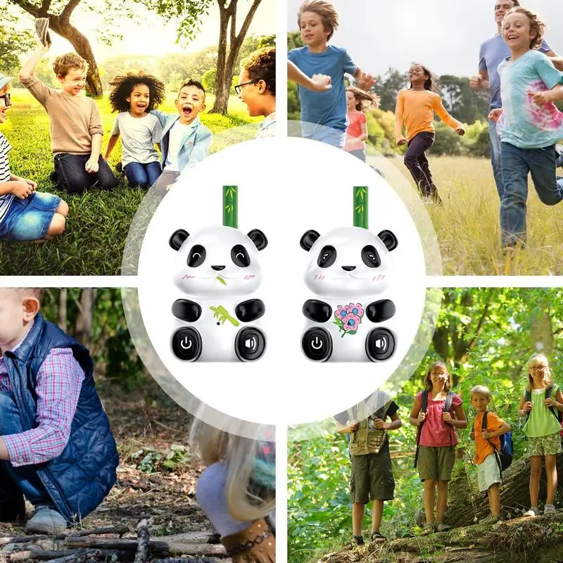 Walkie Talkie For Kids Camping Panda Walkie-Talkie Kids Walkie Talkies Wireless Remote Communication Walkie-Talkie Toys Walkie