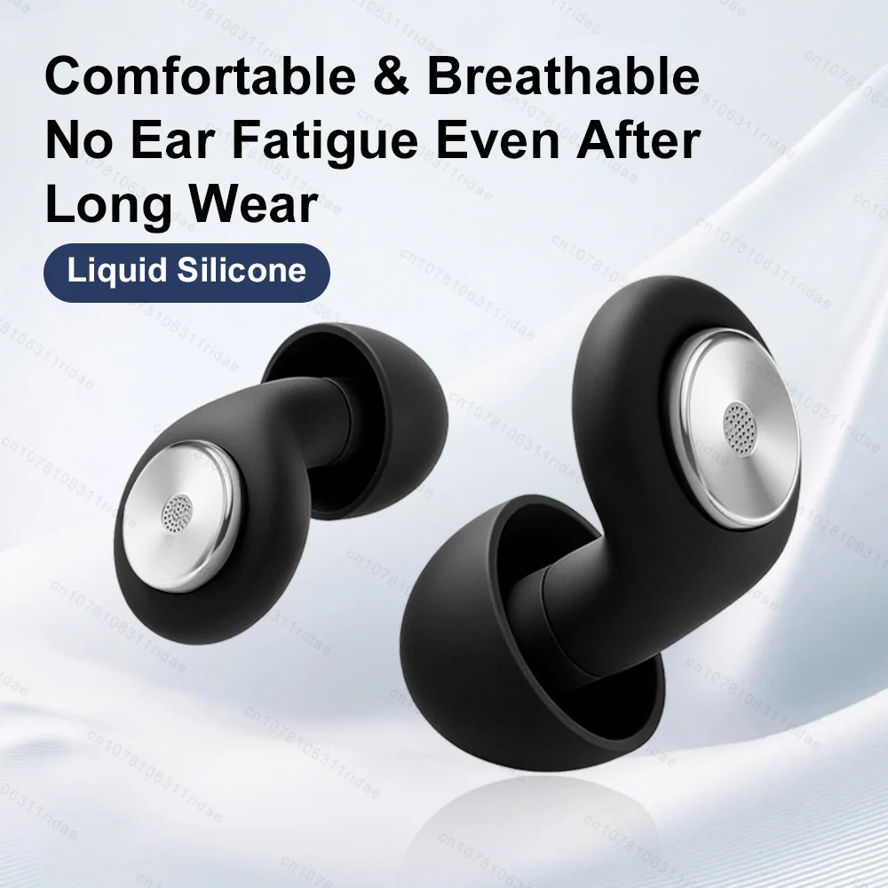 Silicone Ear Plugs Sleep Noise Reduction Earplugs with Storage Case Soft Anti Noise Earplug Concerts Travel Work Sleep Aid