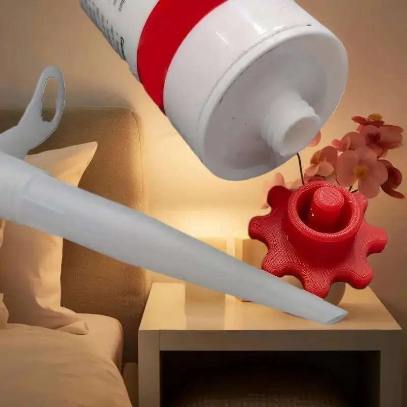 

Hot 10PCS Orange Glass Glue Caps - Durable Plastic Sealing Caps For Standard Glue Bottles, Portable Decoration Tools