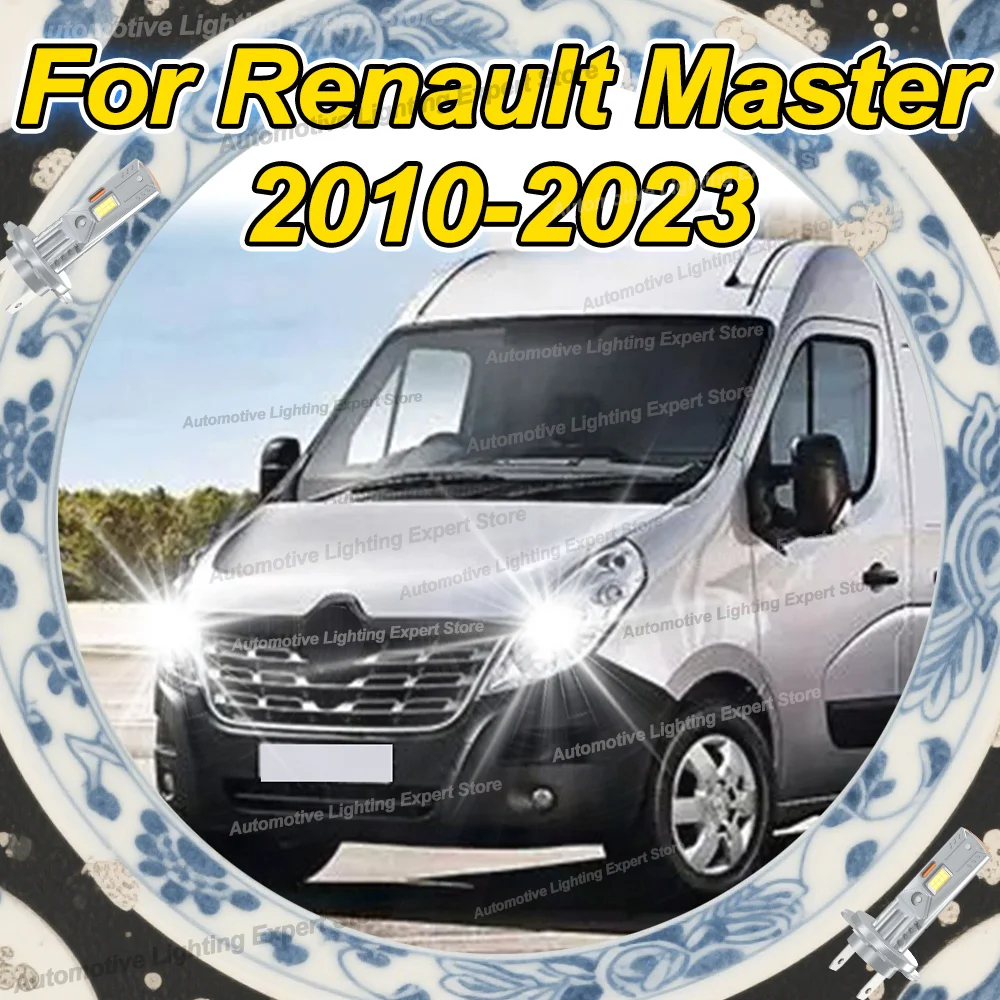 30000LM LED Headlight Bulb 6000K For Renault Master 2010-2023 2011 2012 2013 2014 2015 2016 2017 2018