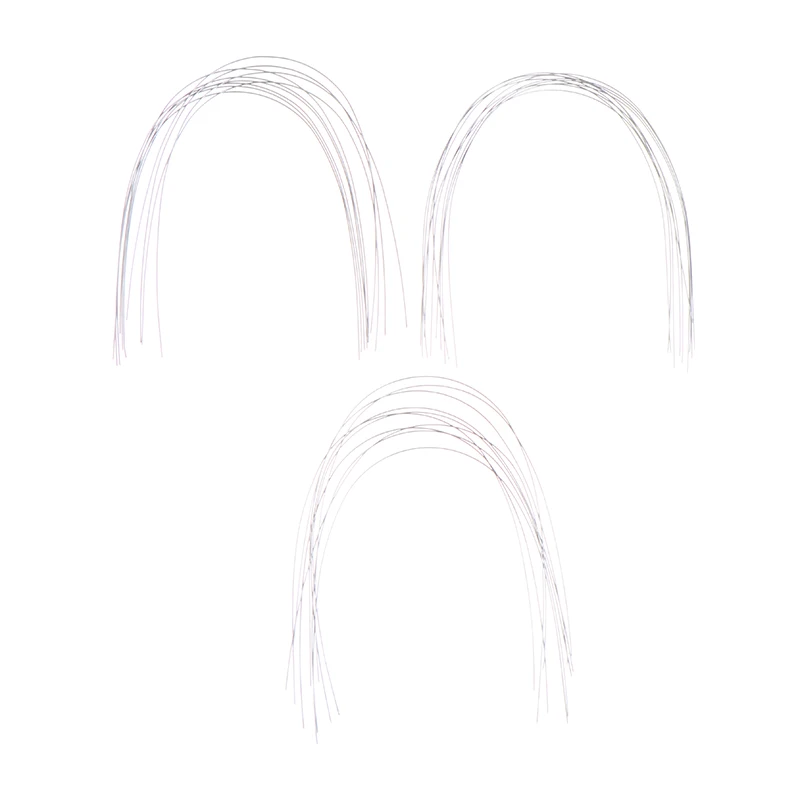 10PCS Dental Niti Arch Wires Dentist Material Dental Orthordontic Nickel Titanium Product Brackets Orthodontic Arch Wires