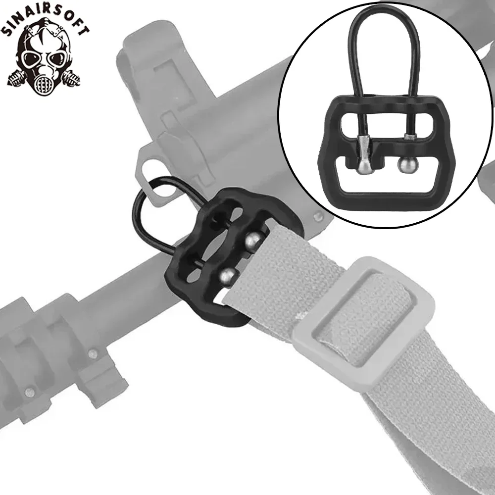 SINAIRSOFT тактический ремень для пистолета, пряжка для винтовки, быстросъемная пряжка из стальной проволоки, охотничья стрельба, страйкбол, ремень AK, зажим U-петля
