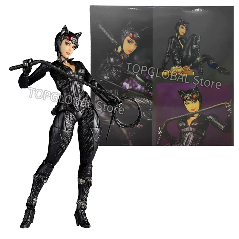

15 см Kaiyodo Revoltech удивительная серия Yamaguchi Revoltech женщина-кошка Селина Кайл Бэтмен фигурку Коллекция Модель игрушки
