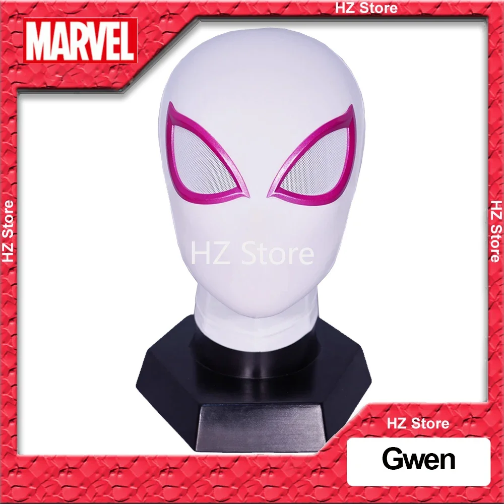 

Marvel Gwen Spider-Man Mask with Faceshell & Magnetic Eyes 1:1 3D Handmade Spiderman Masks Cosplay Costume COS Toy for Women