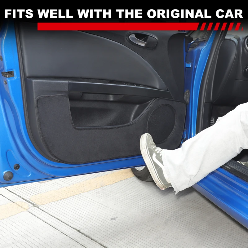 

For 2008-2012 Seat leon door anti-fouling mat, door protective cover, anti-kick plate, car interior protection accessories