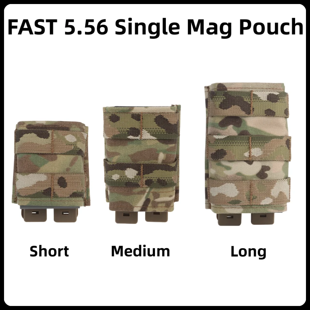 FAST 5.56 Single Mag Bag Molle System Gunstock Hunting Equipment M4 Air Gun Accessories Tactical Magazine Bag