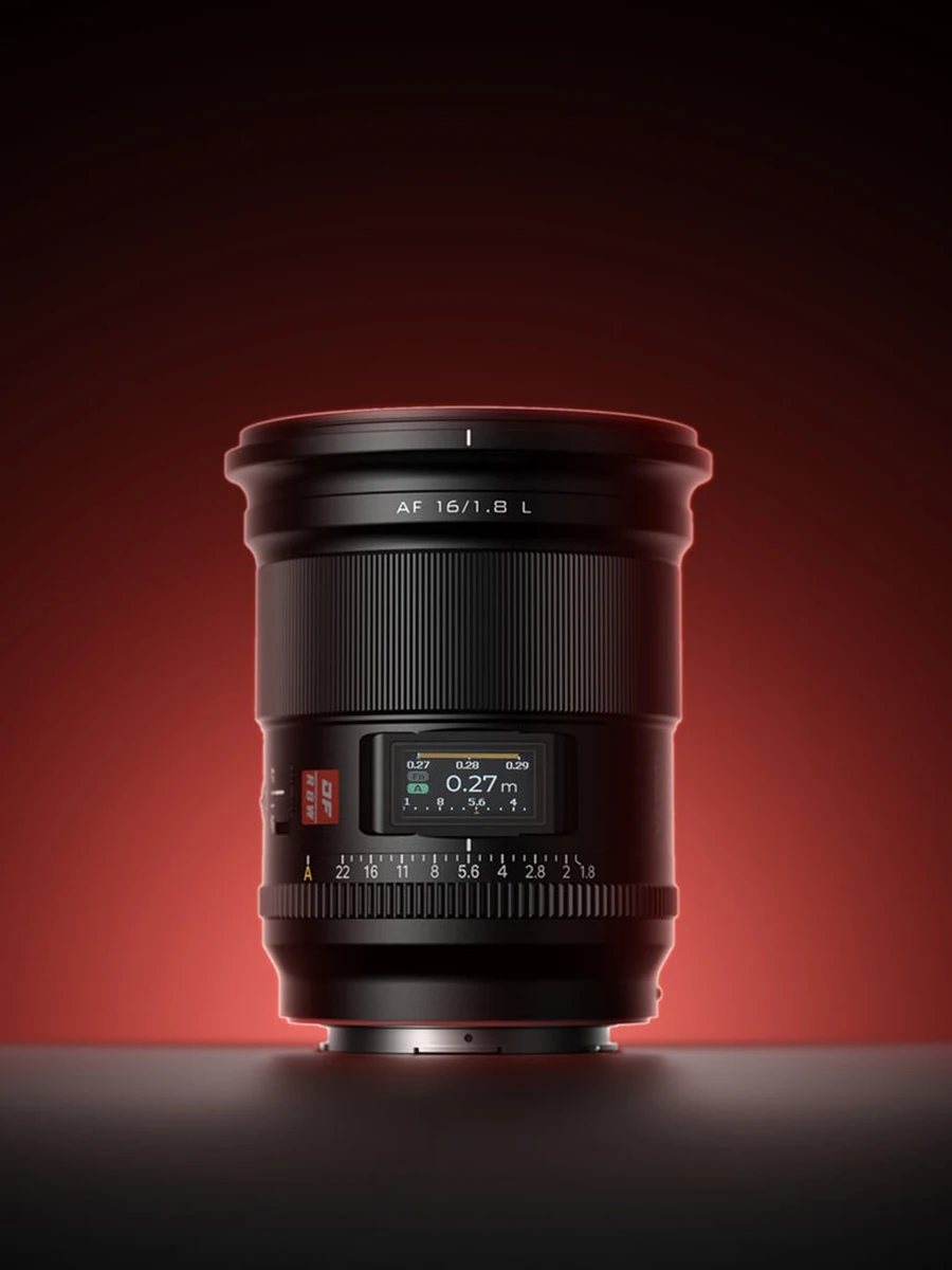 Lente Viltrox AF 16mm F1.8 de Fotograma Completo con Enfoque Automático para Leica SL2 SL3 LUMIX Montura L S1R2 S5 para SONY E A7M5 A7C2 NIKON ZR Z50II