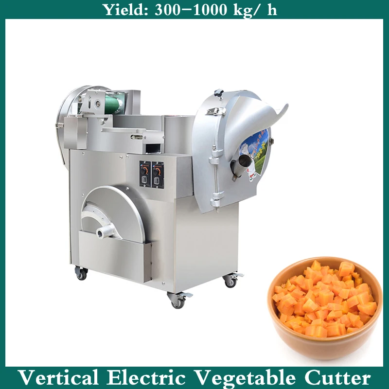 Multifunctional Commercial Electric Onion Carrot Cube Vegetable Cutting Machine