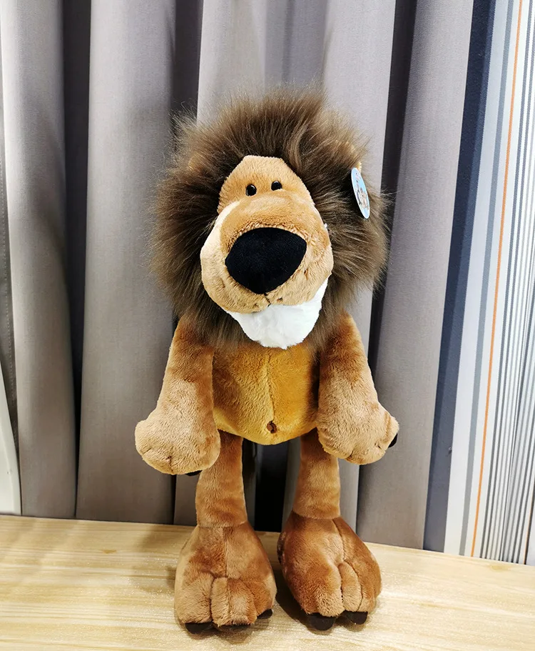 25cm 35cm 50cm 80cm Cute Jungle Animal Series Lion Doll Plush Toys Birthday Gift 1pcs