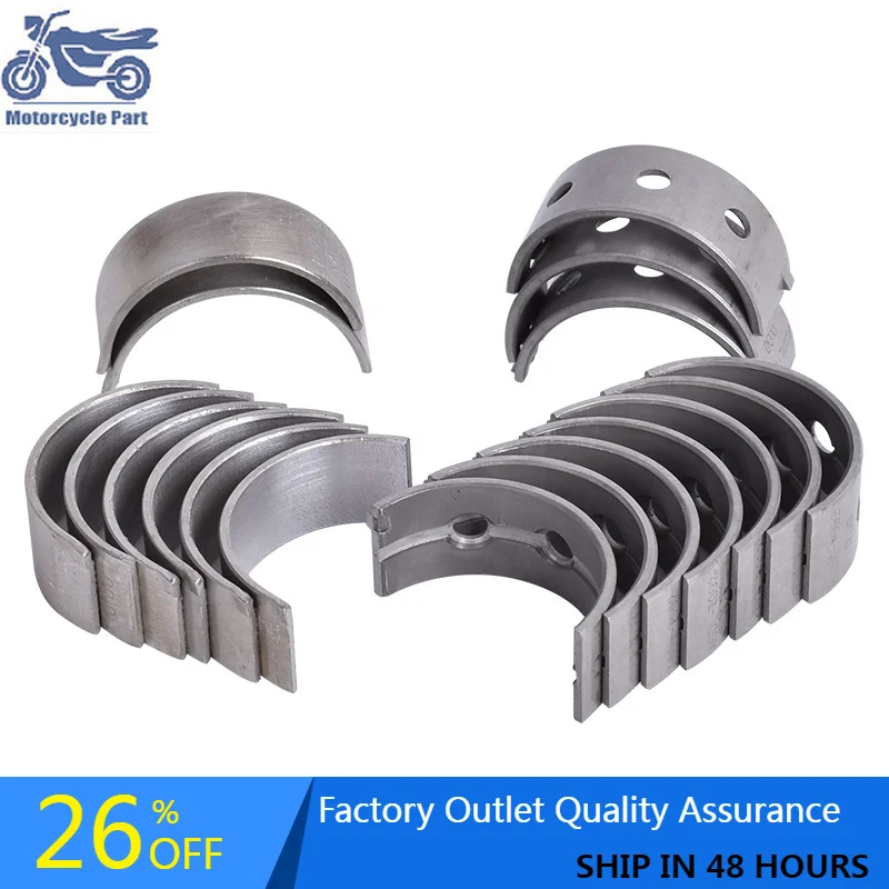 

Motorcycle Engine STD 27.5mm Connecting Rod & 28mm Crankshaft Bearing Set For HONDA CBR250 CBR 250 MC22 CB250 CB 250 Hornet Jade