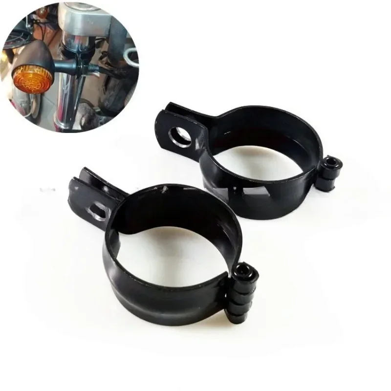 

360 Adjustable Aluminum Handlebar Easy Installation No Drilling for Spotlight Motorcycle Light Mount Bracket Clamp