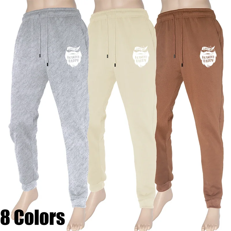 

Printed Men's Joggers Breathable Casual Sweatpants for Running Sport Fitness Gym Trousers for Men and Women