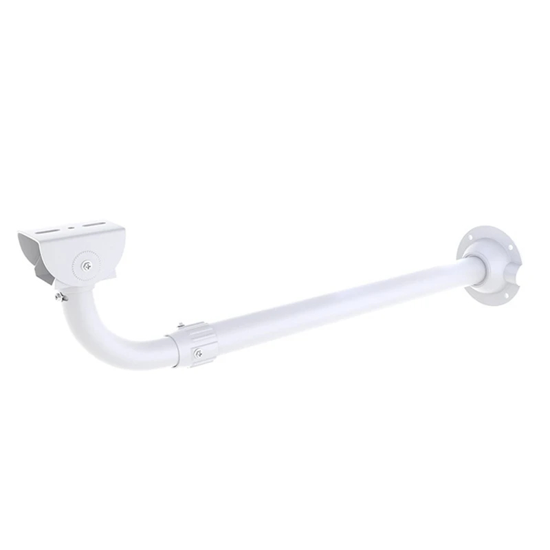 Surveillance Camera Telescopic Bracket, L-Shaped, Adjustable 30-60Cm, Ideal For Outdoor Security Equipment