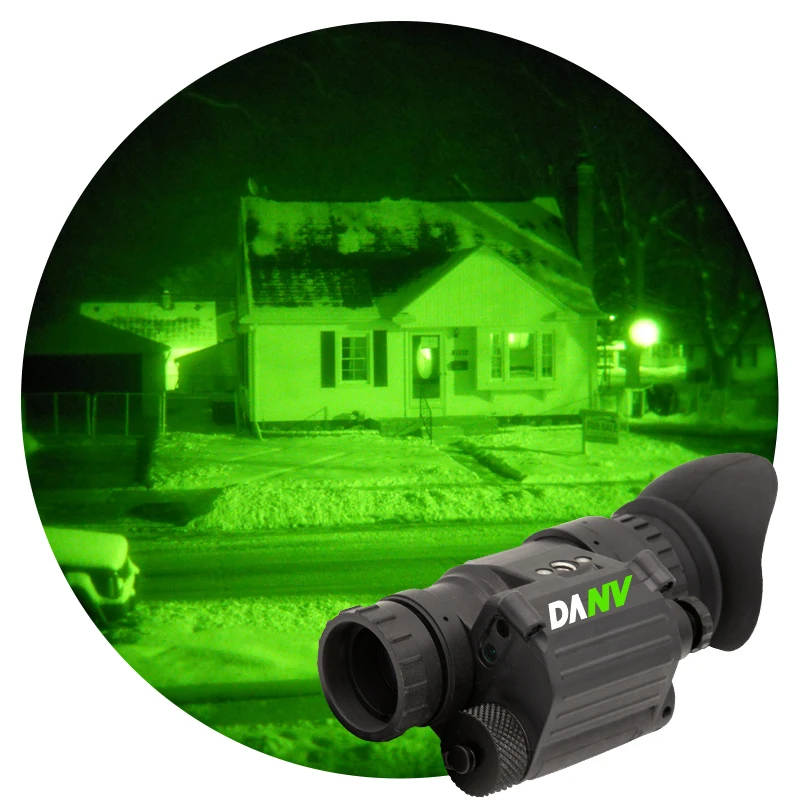 FOV40 Compact Rugged Design Handheld Night Vision Device Mounted Head Harness Monocular Gen3 Night Vision