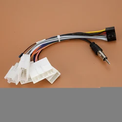 16PIN Auto Radio Stereo Power Kabelboom Kabel Connector Adapter Fit Voor Toyota Corolla Vios Yaris RAV4 Camry Prado Highlander