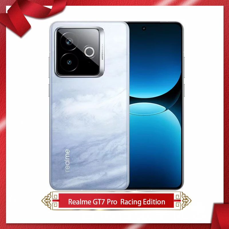 إصدار Realme GT7 Pro Racing الأصلي غير مقفول Snapdragon 8 Elite 6.78 بوصة 50MP 120W Dash Charge 6500Mah IP68 & IP69 NFC