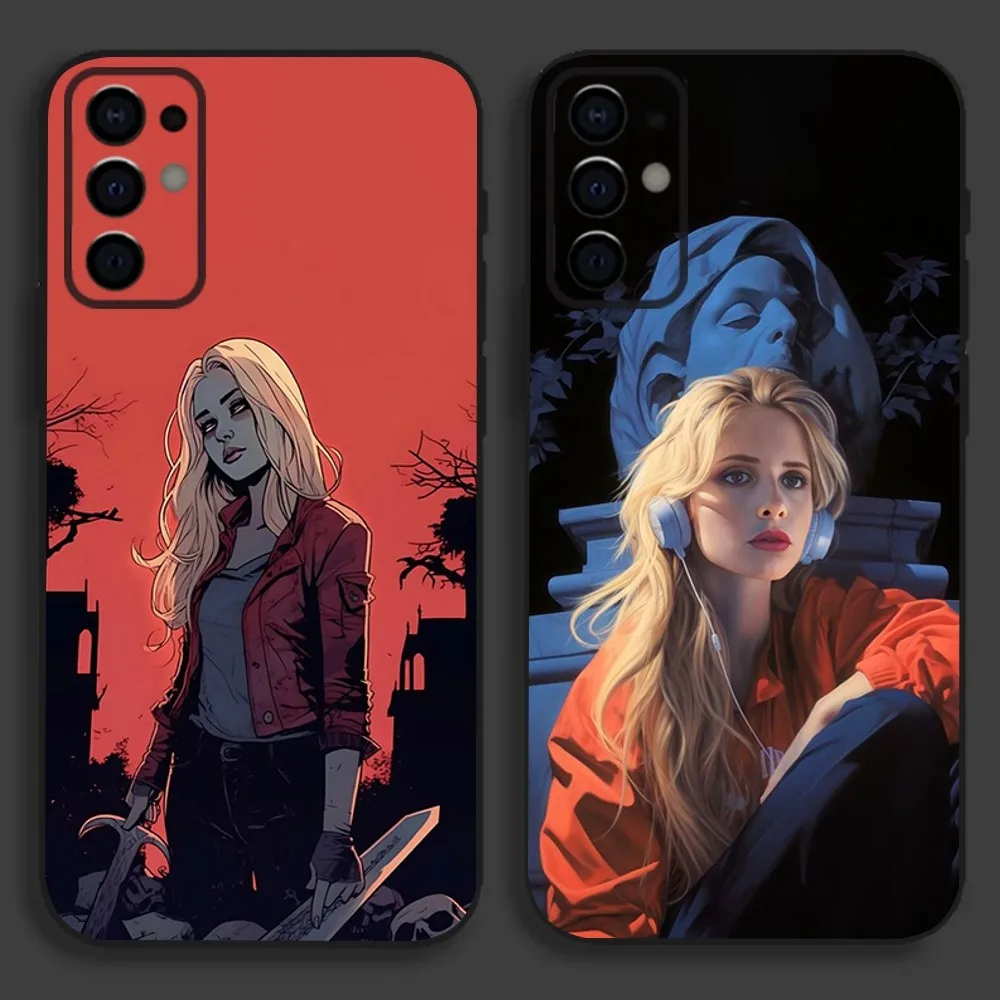 

B-Buffy the V-Vampire S-Slayer Phone Case For Samsung S24,S21,S22,S23,S30,Ultra,S20,Plus,Fe,Lite,Note,10,9,5G Black Soft Cover