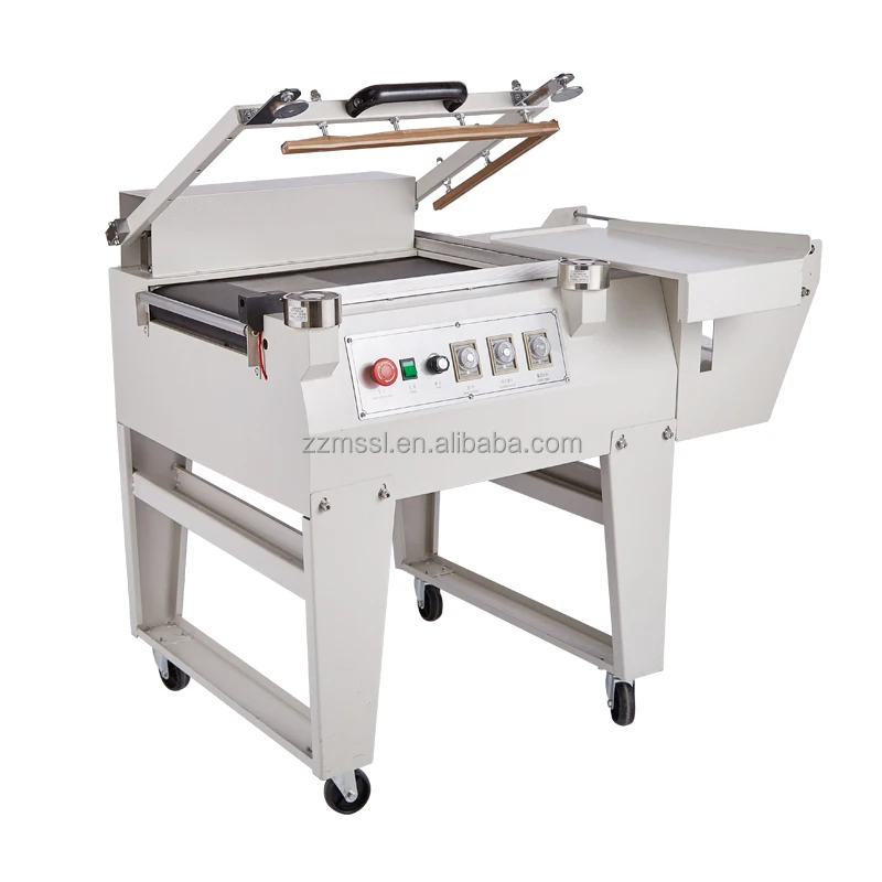 Semi Automatic L bar Sealer Cutter Heat Shrink Tunnel Packaging Machine