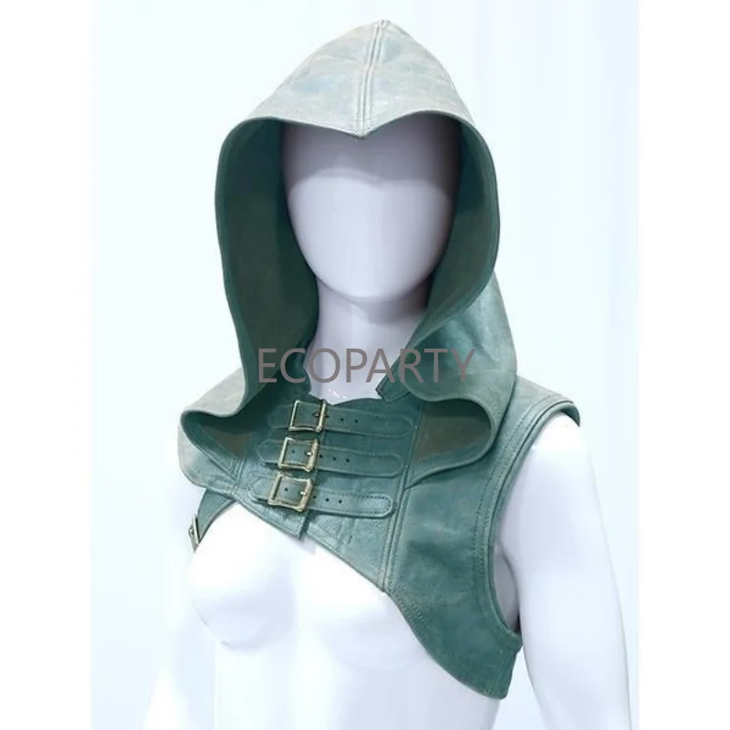 Middeleeuwse Mannen Kostuums Accessoires Viking Krijger Aristocraat Cavalier Ridder Sjaal Cape Mannen Renaissance Cosplay Schouder Pad Hoed