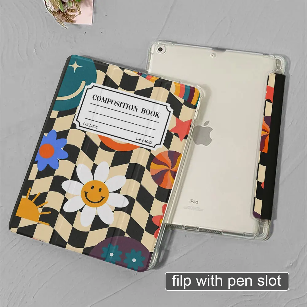 Ipad case colorful patterns Air5th 4th 6th 10.9 For Funda ipad 9th 10th 7th 8th Generation Mini 6 2024 10.2 9.7 8.3in 2018Cover