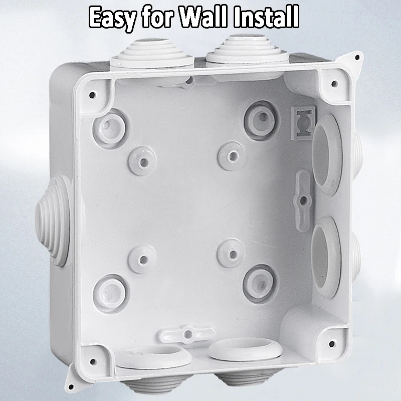 Ra/Rt Abs Waterdichte Doos Elektrische Project Junction Case Behuizing Controle Kabel Aansluiting Verdeelkast Shell Caja W Gaten