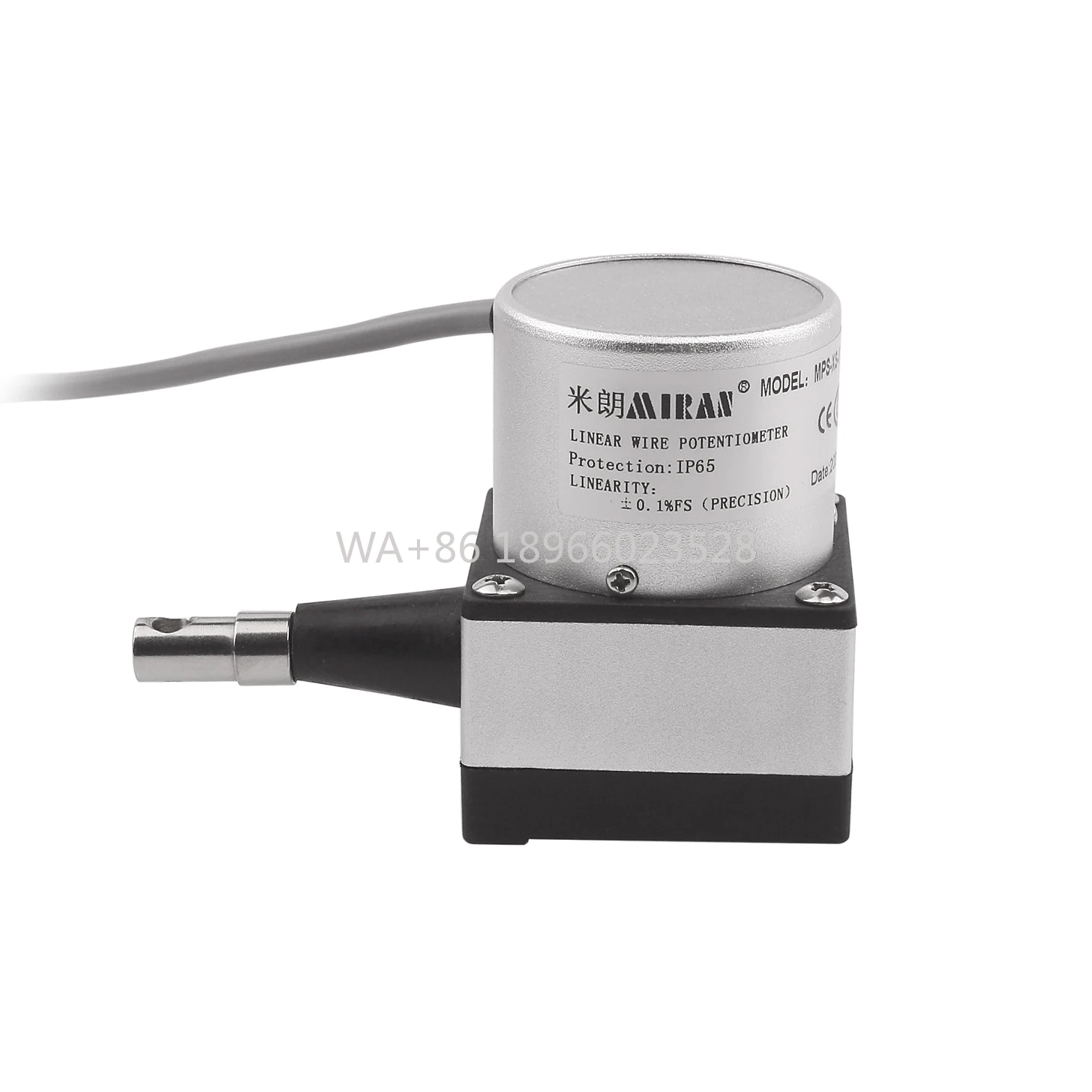 

MPS-XS-P Incremental Type Draw Wire Encoder Widely Used For Crack Measuring Pull Rope Displacement Position Sensor