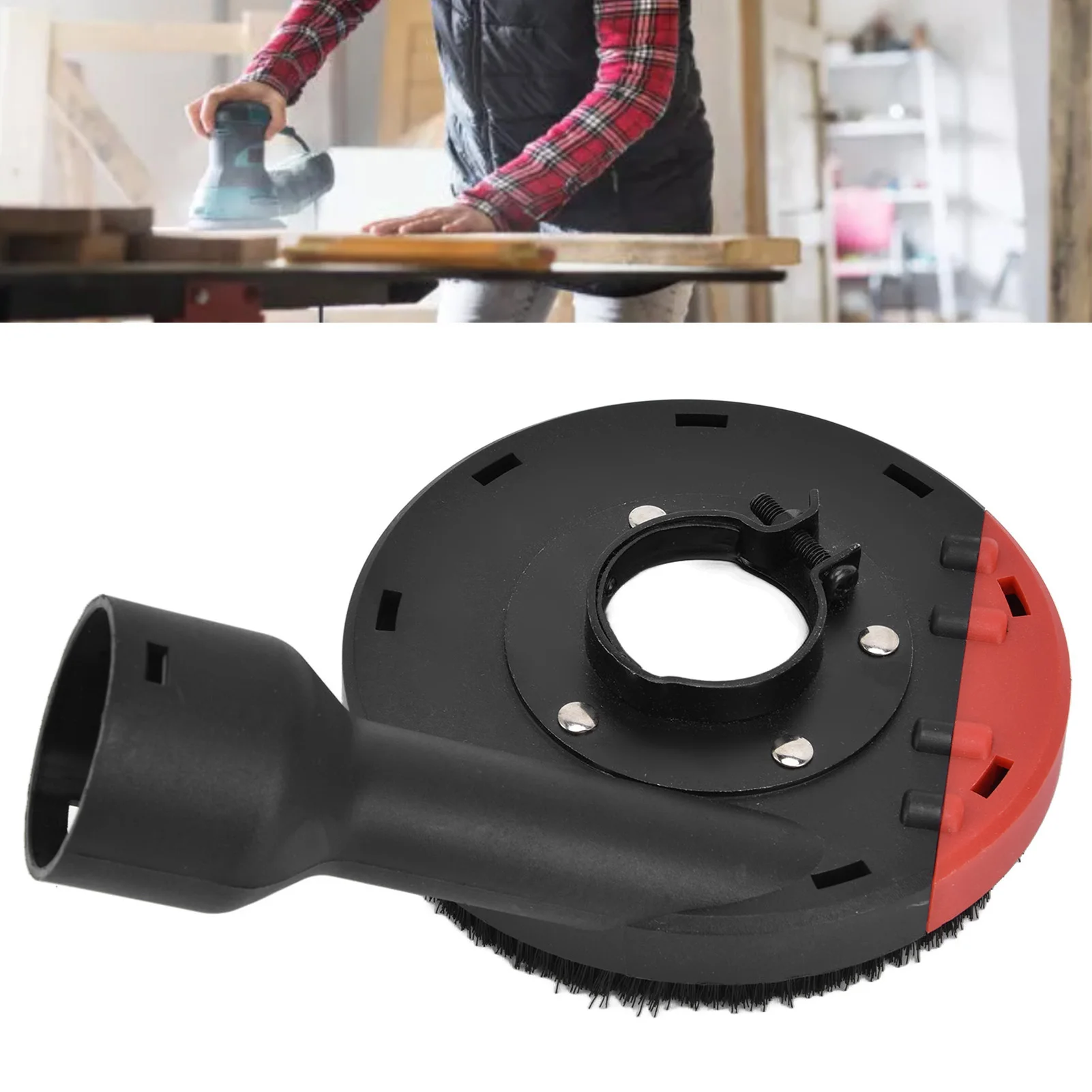 Angle Grinder Dust Hood Diameter 5.5in PC Material Angle Grinder Dust Cover for 4inch/4.5inch/5inch Angle Grinders