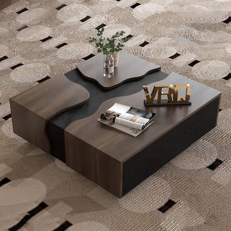 

Decoration Luxury Coffee Table Designer Clear Space Saving Coffee Table Aesthetic Minimalist Mesa Auxiliar Living Room Furniture
