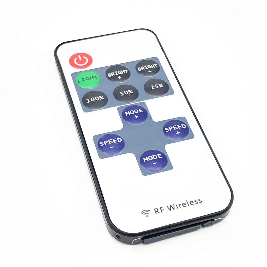 12 24 V 11 Keys RF LED Strip Controller Mini Dimmer RF Remote DC 5V 12V 24V Controller For LED 5050 2835 Strip Single Color