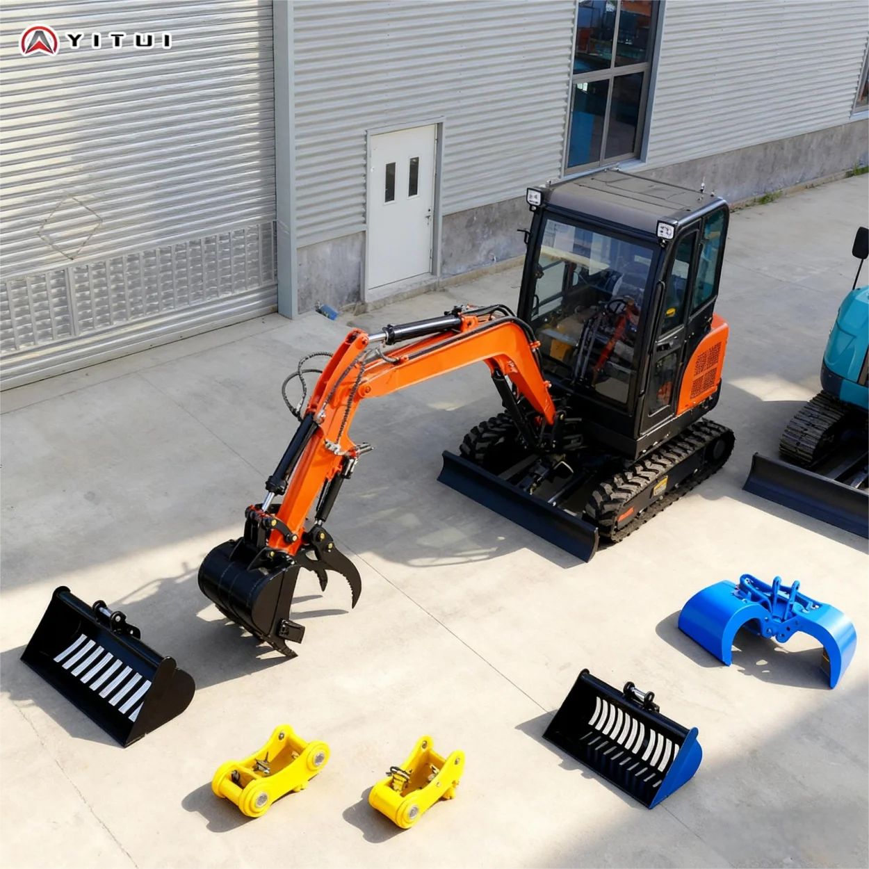 حار بيع جديد حفارة صغيرة محرك الديزل مخصص متعدد الملحقات متعددة الوظائف الكابينة Ce Epa Euro 5 حفارة صغيرة