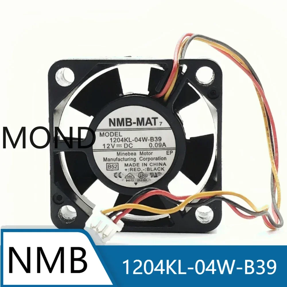 

NMB 1204KL-04W-B39 Server Fan NMB-MAT High Air Axial Flow Silent CPU Power Supply Inverter Cooling Fan 4CM 4010 12V 0.09A